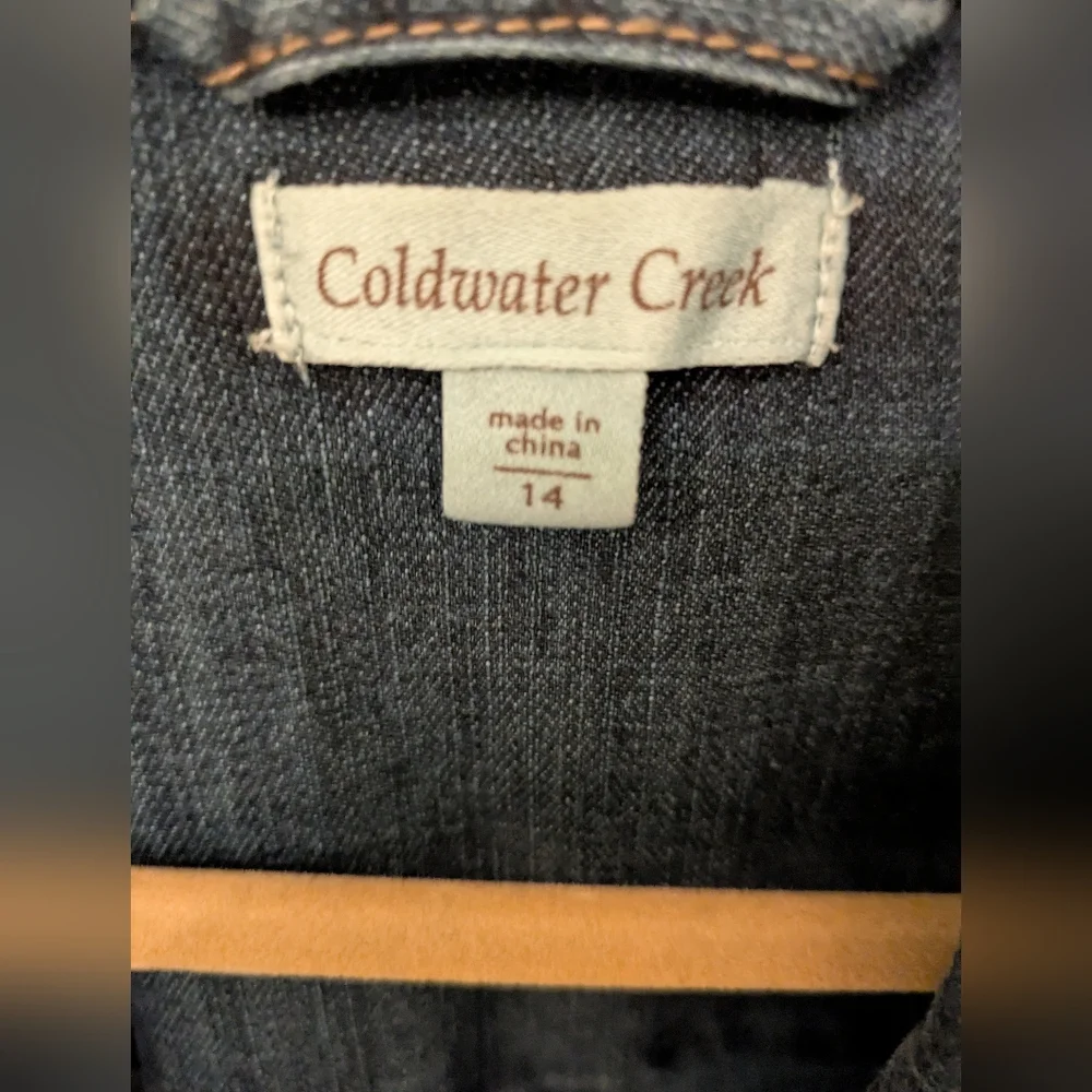 Coldwater Creek Jean Jacket, EUC, Size 14 - Picture 8 of 11